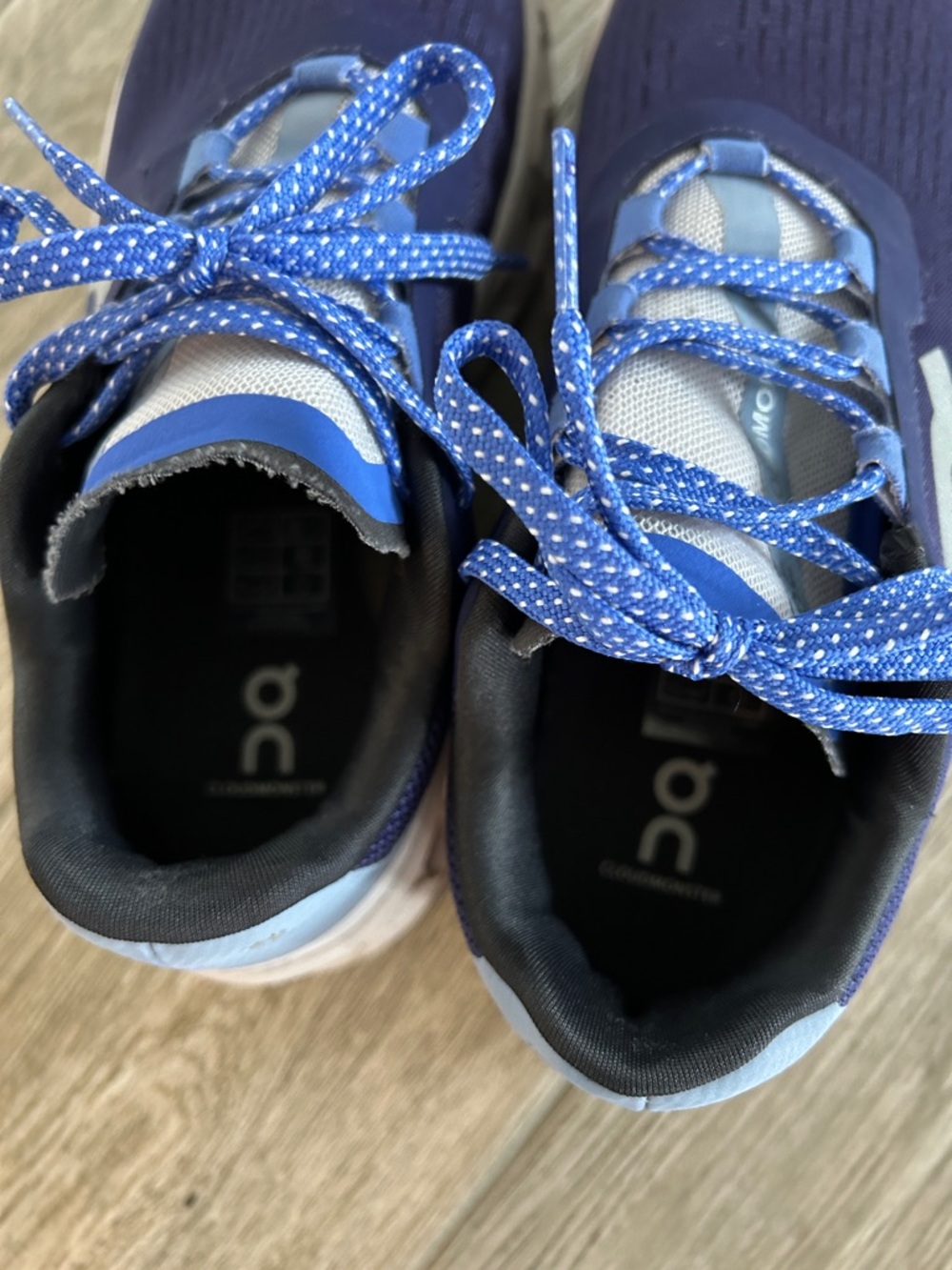 On Running Sneakers - Navy and Light Blue - Picture 4 of 7